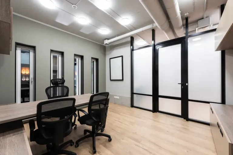 Interior glass doors